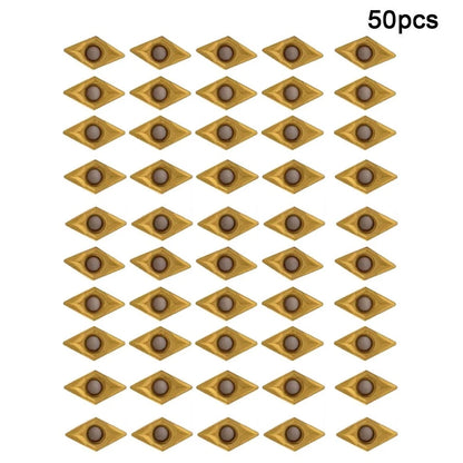 50 Pcs DCMT070204 Carbide Insert Set for Automotive Applications