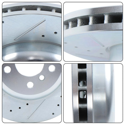 Front Brake Disc and Pad Kit for BMW 640i xDrive (2014–2018) BR901544