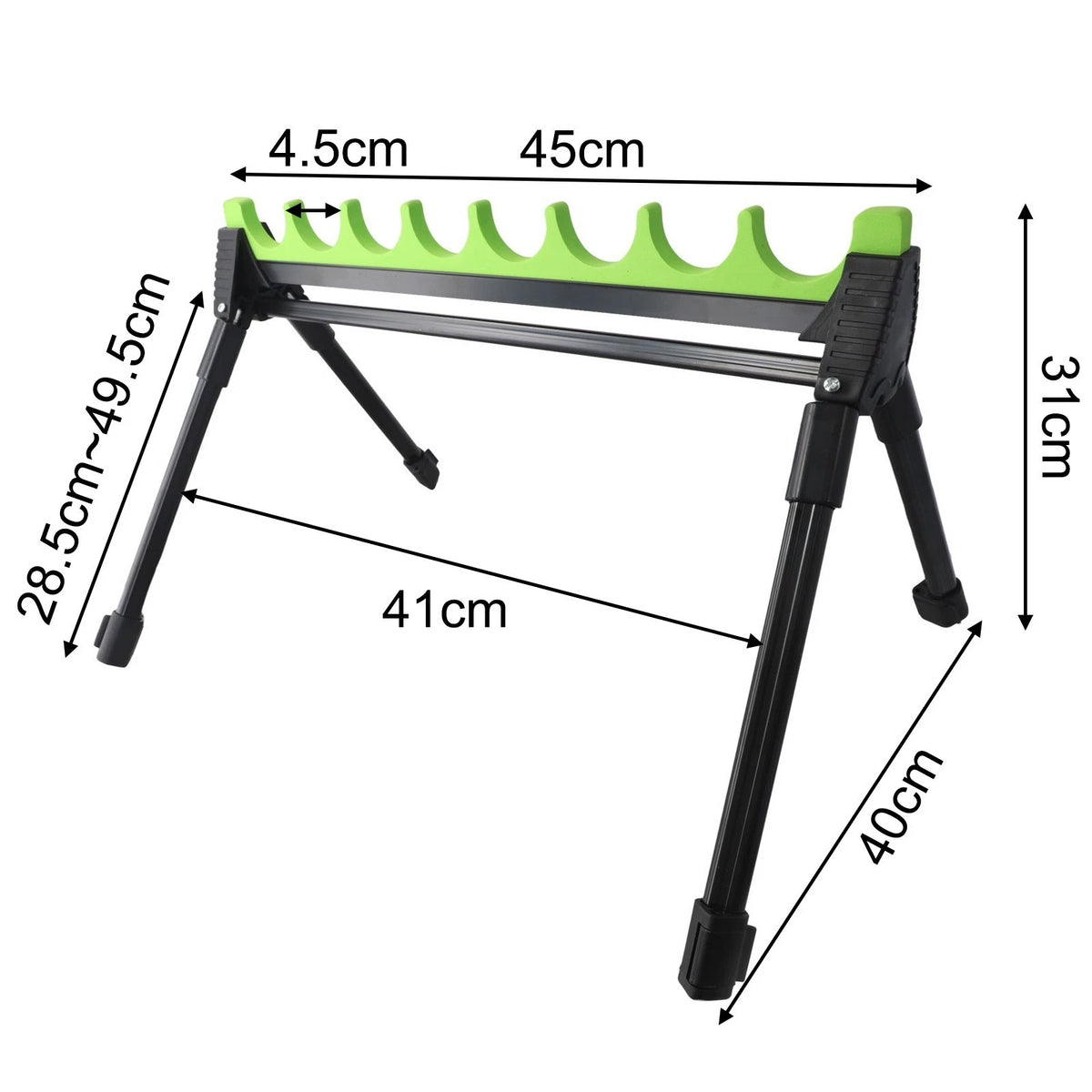Zinc Alloy Fishing Rod Holder Stopper for Telescopic Rods (2-Section)