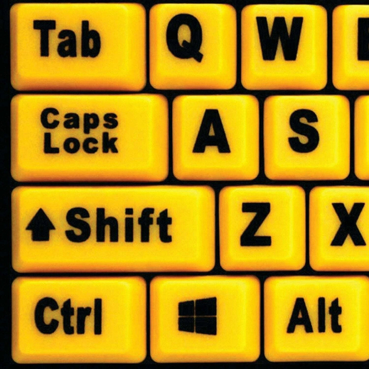 EasyTouch 132 Luminous Large-Print Keyboard for Adesso AKB-132UY