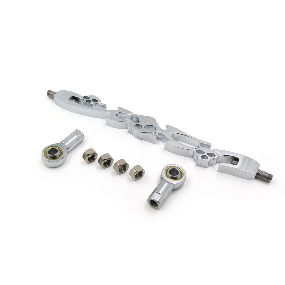 Chrome Skull Billet Shift Linkage for Harley Davidson Softail FXST (1999–2023)