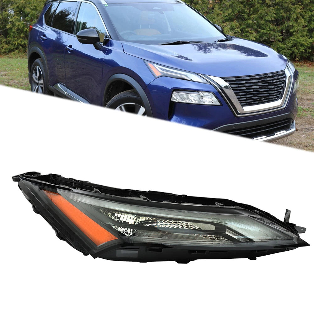 Halogen LED DRL Headlight for Nissan Rogue (2021–2023) - Passenger Side