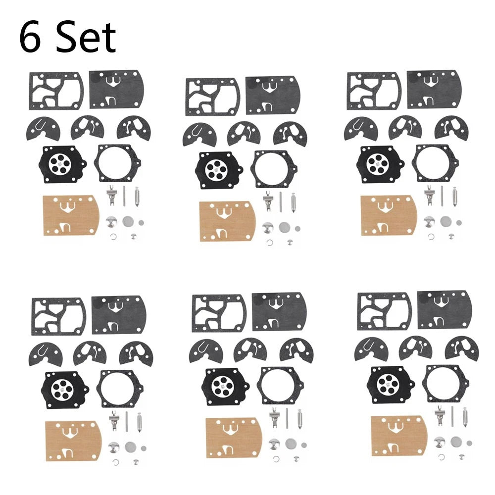 Set of 6 Carburetor Rebuild Kits K10-WB for Homelite 650 750 (N/A)