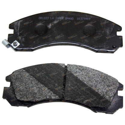 Set of 4 Bendix Front Disc Brake Pads for Mitsubishi Pajero (1991–2000)