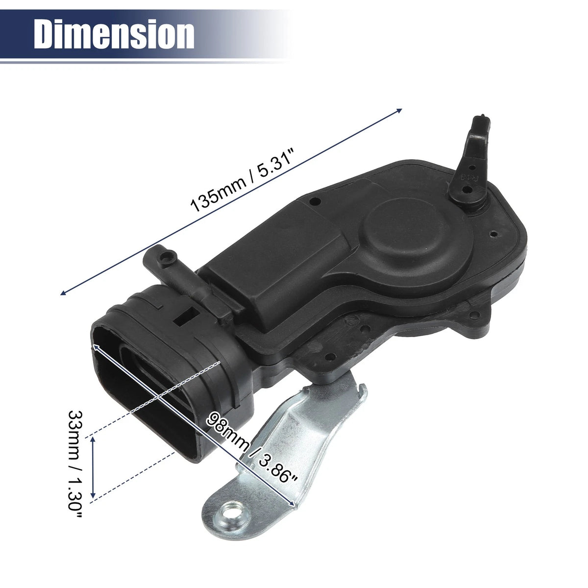 Door Lock Latch Actuator Front Right Replacement for Toyota 4Runner (1996–2002)