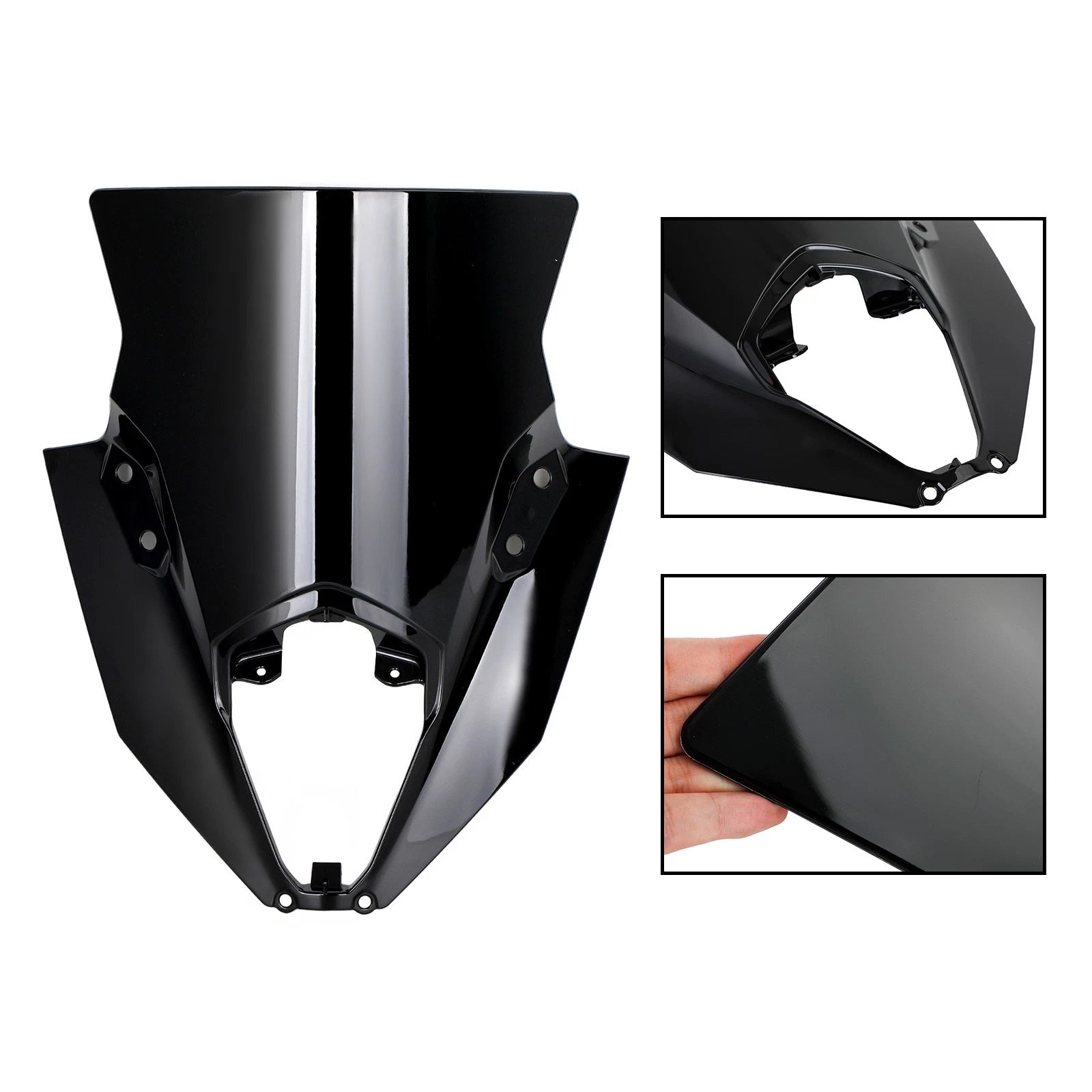 Windshield Protector for Kawasaki Ninja 650 ER6F (2020–2022) Black