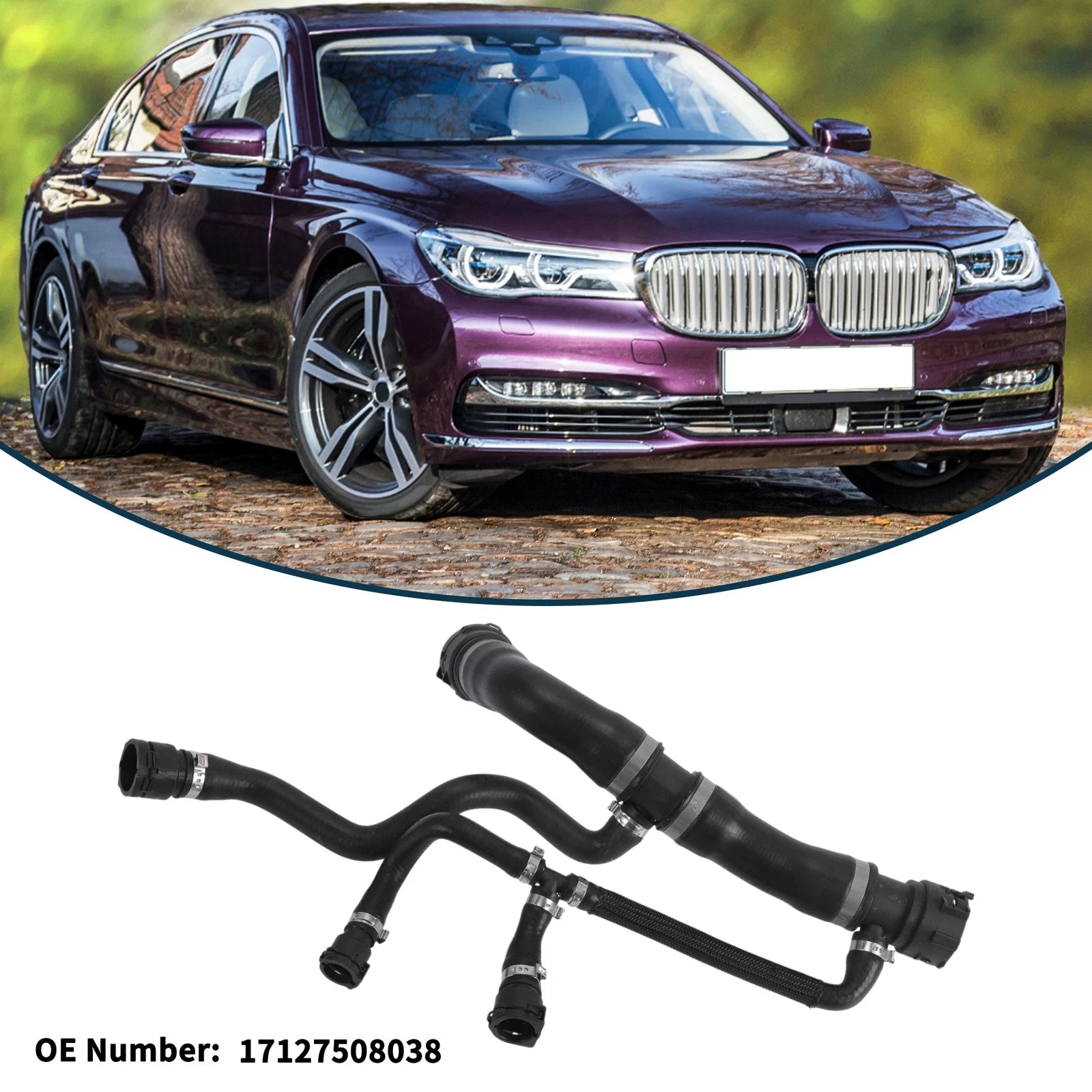 Radiator Hose Upper Replacement for BMW 760Li E66 V12 (2003–2008)