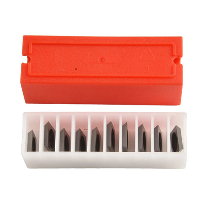 Pack of 10 Square Carbide Inserts for Various Applications