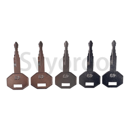 5Pcs Keys #FOR-JK411OH 49 for Heli Forklift (Heavy Equipment)