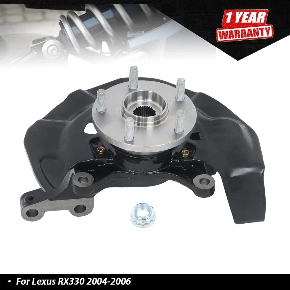 Front Left Steering Knuckle & Wheel Bearing Hub Assembly for Lexus RX330 (2004–2006)