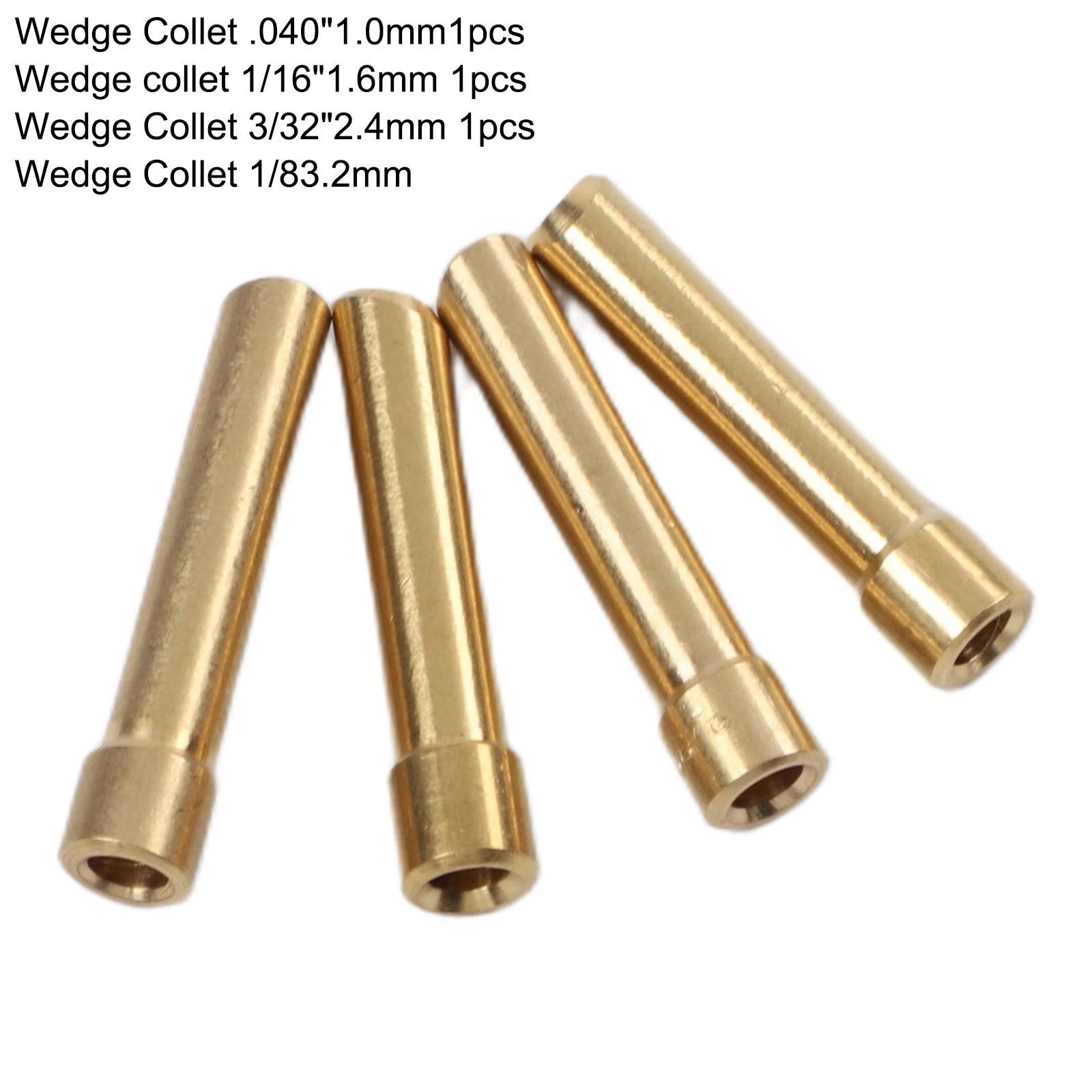 4X Wedge Collet Kit for TIG Welding Torch