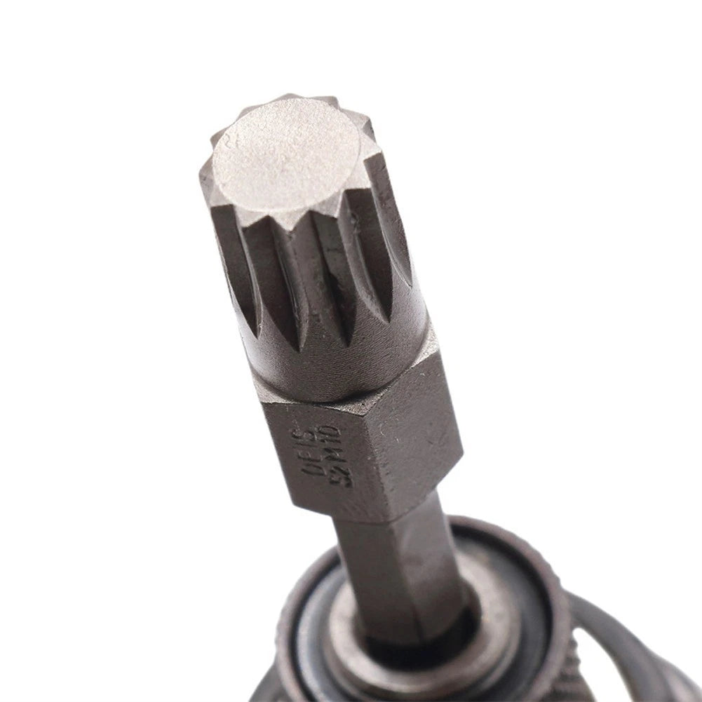 12 Point Screwdriver Bit M12 Magnetic 50mm Length
