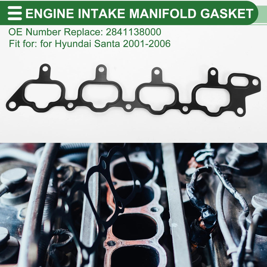 Lower Engine Intake Manifold Gasket Replacement for Hyundai Santa (2001–2006)