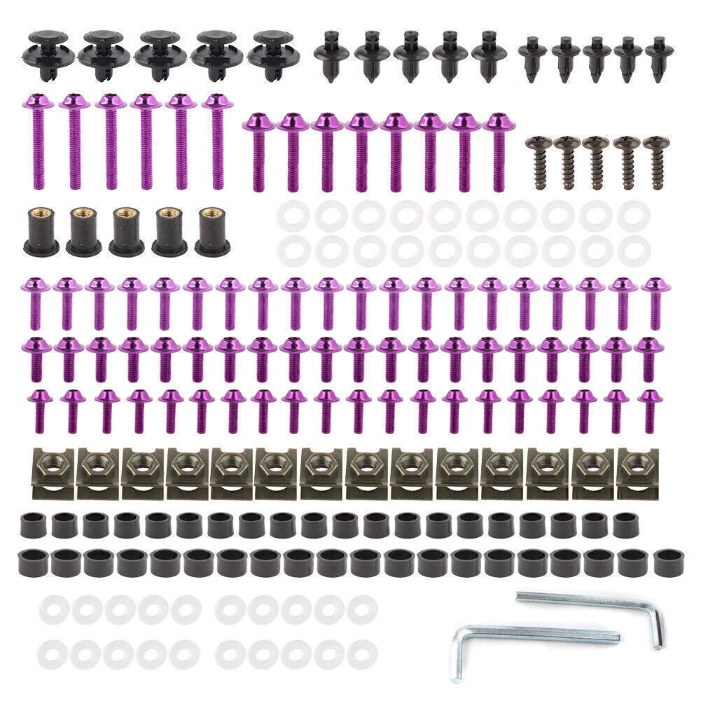 Fairing Bolt Body Screws Nuts Set for Honda CBR250R CBR300R CBR650 (2011–2020)