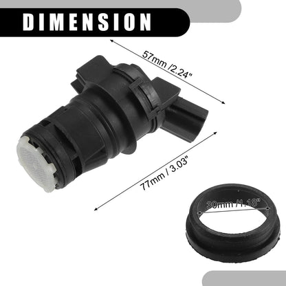 Windshield Washer Pump No. 05139113AA for Dodge Charger (2006–2023) Black