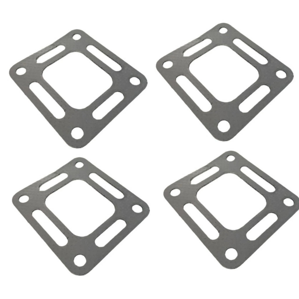 Set of 4 Manifold Riser Elbow Gaskets for Mercruiser 4.3 5.0 5.7 454 502