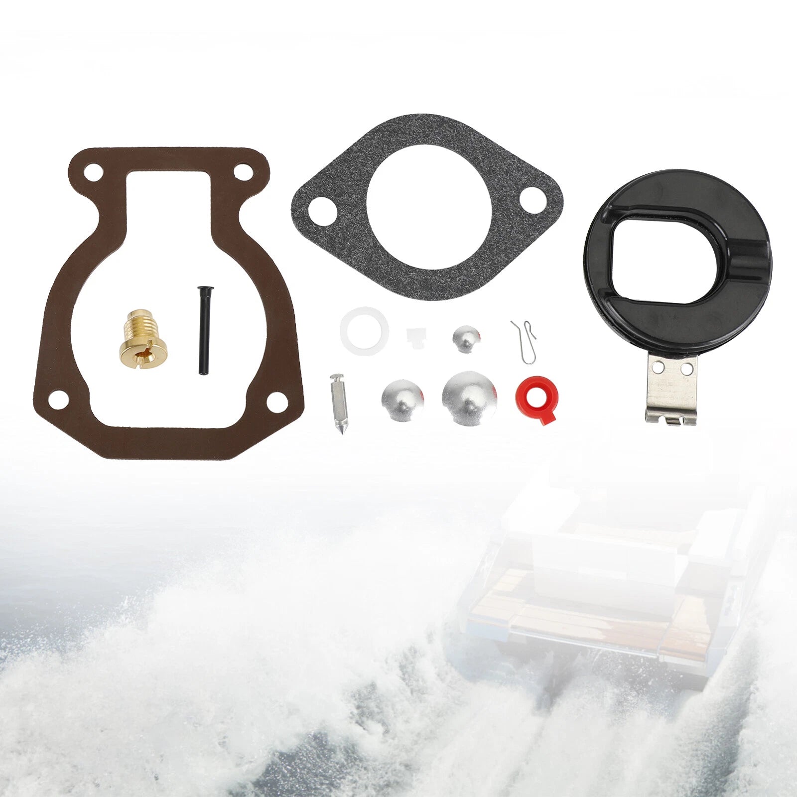 Carburetor Rebuild Kit for Johnson Evinrude 9.9 HP 15 HP (1974–1988) 398453