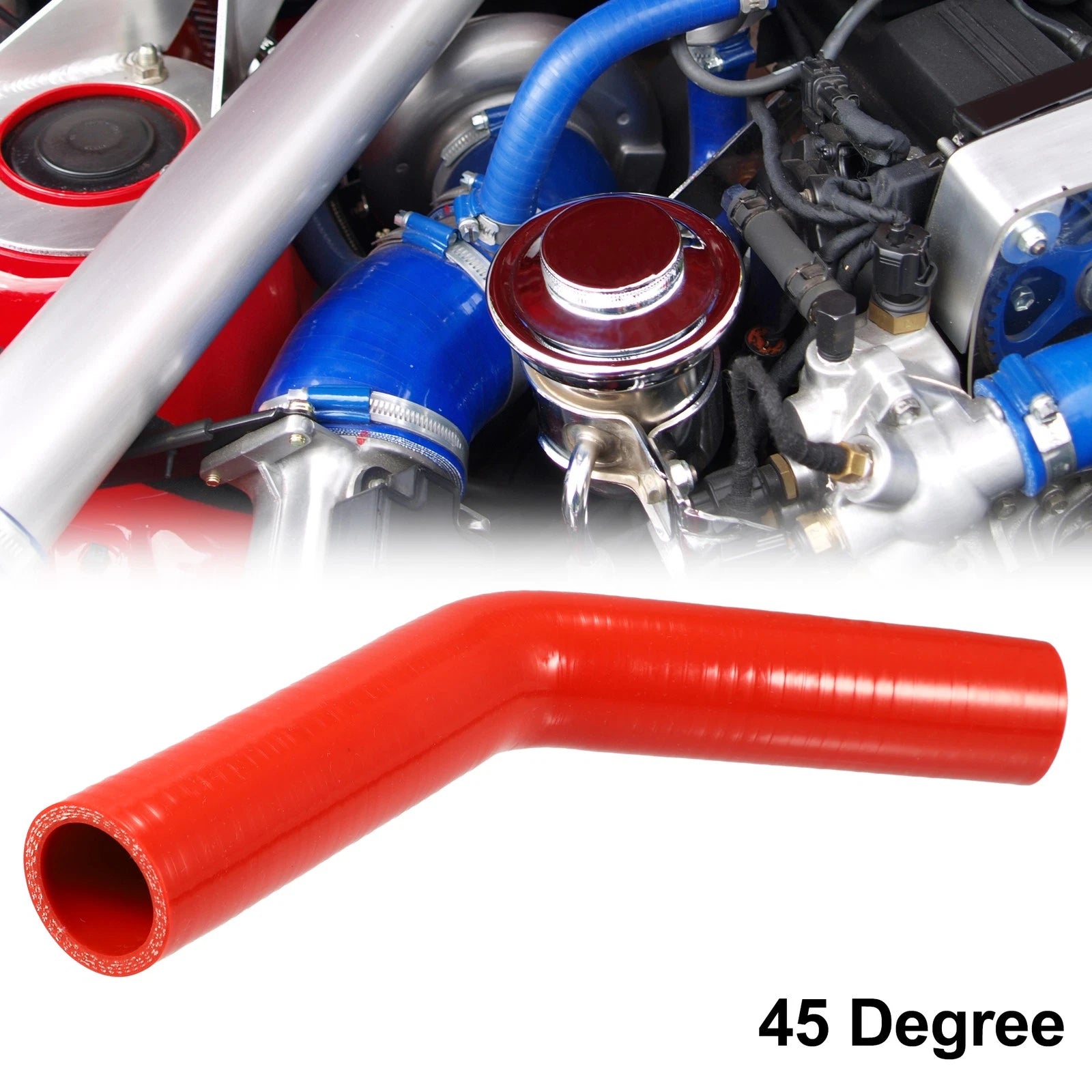 32mm 1.26" 45 Degree Silicone Hose Coupler for Intercooler (Universal)