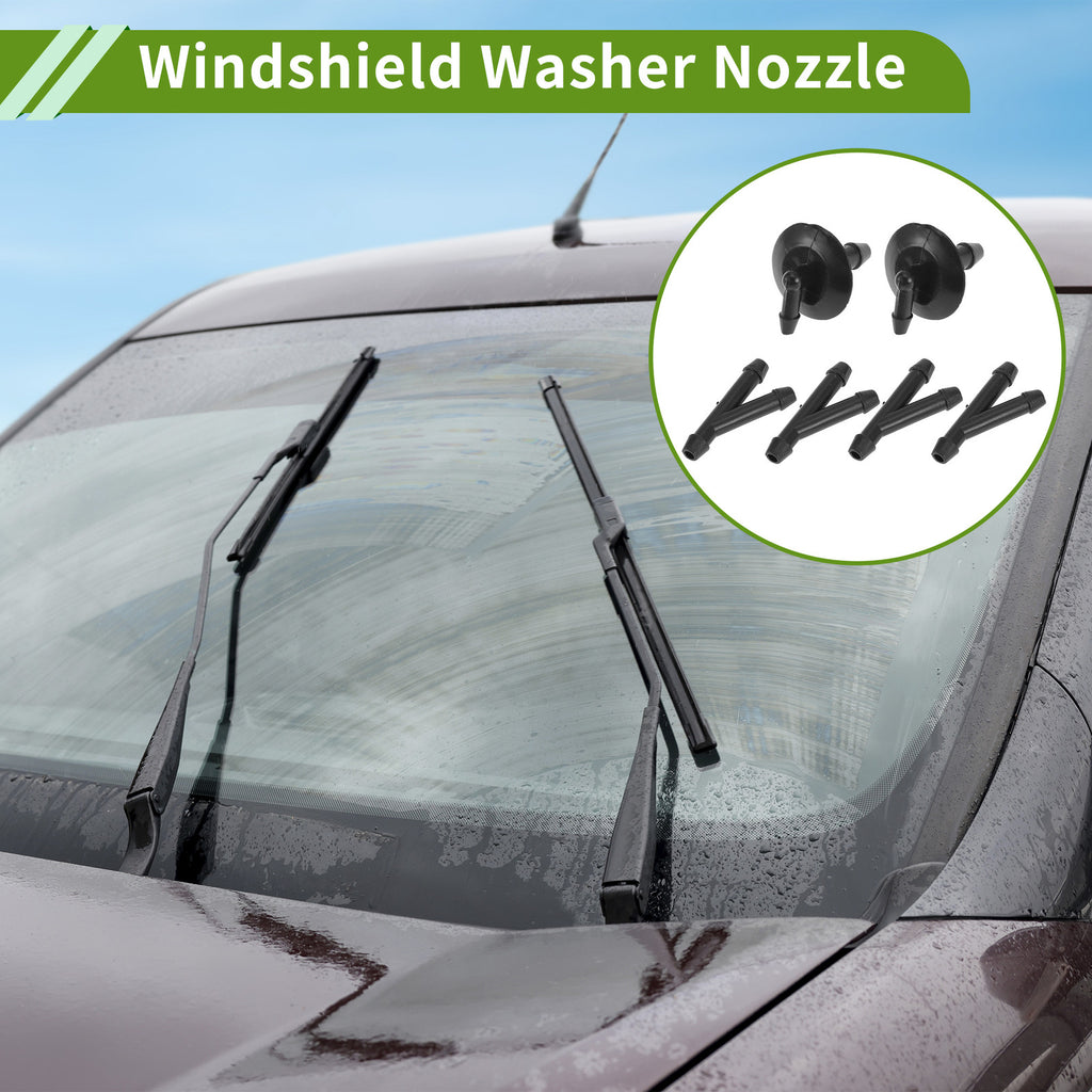 Windshield Washer Nozzle With Hose Connector for Dodge (2005–2010)