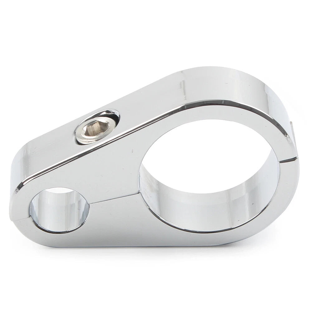 Brake Clutch Cable Wire Clamp Clip for Harley (1'' Handlebar)