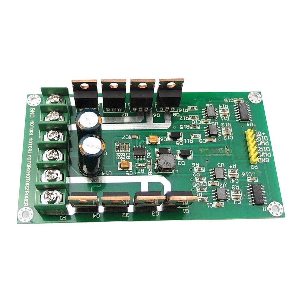 10A Dual Motor Driver Board with Brake Function for Robotics (H-Bridge 30A)