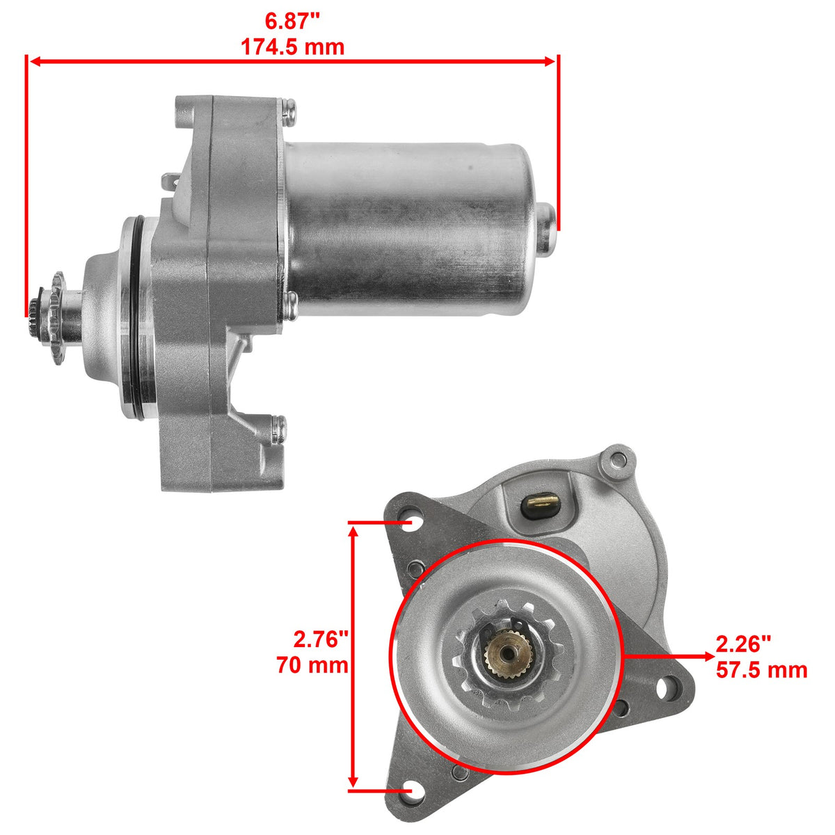 Starter Motor Replacement for Honda TRX90 ATV (2006–2025)