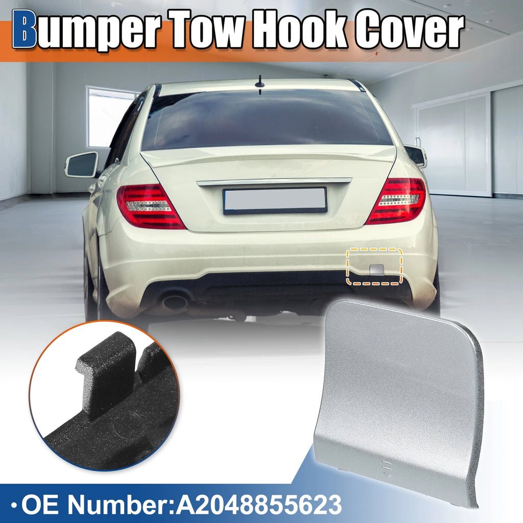 Rear Tow Hook Cover Replacement for Mercedes-Benz A2048855623 (2010–2014)