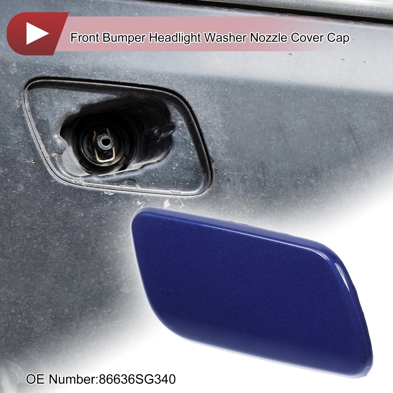 Front Right Washer Nozzle Cover Cap Replacement for Subaru Forester 2016-2018