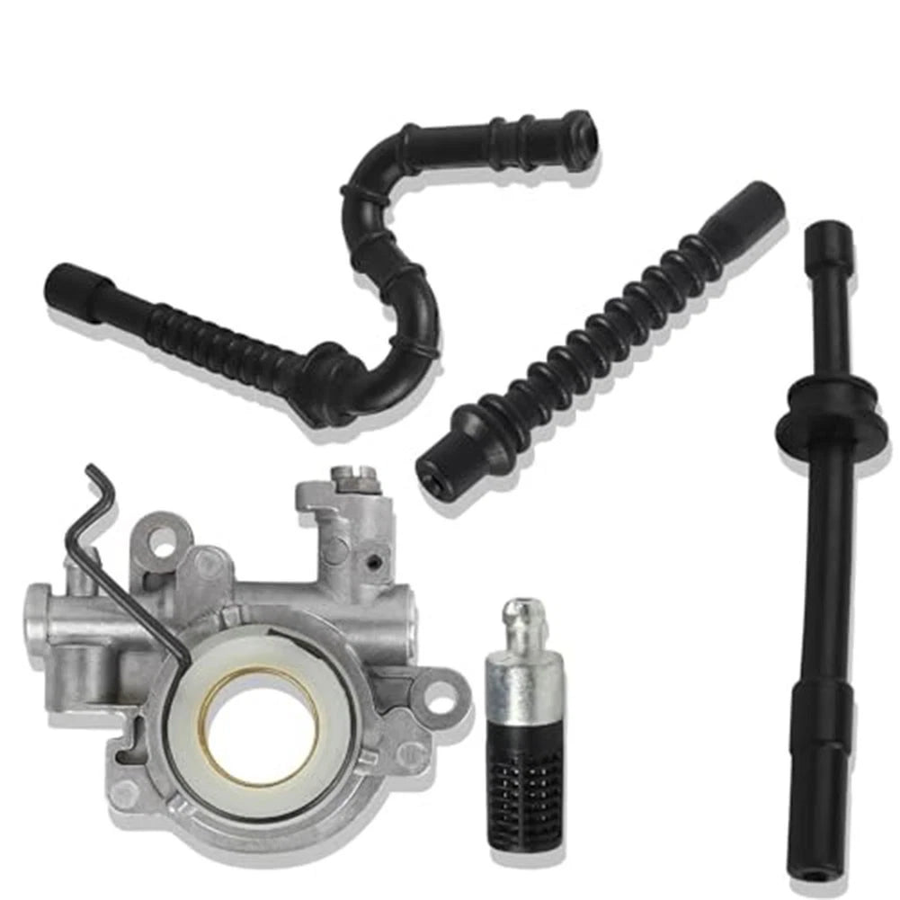 Replacement Oil Pump Worm Gear Spring Fuel Line Filter Kit for 029 MS310