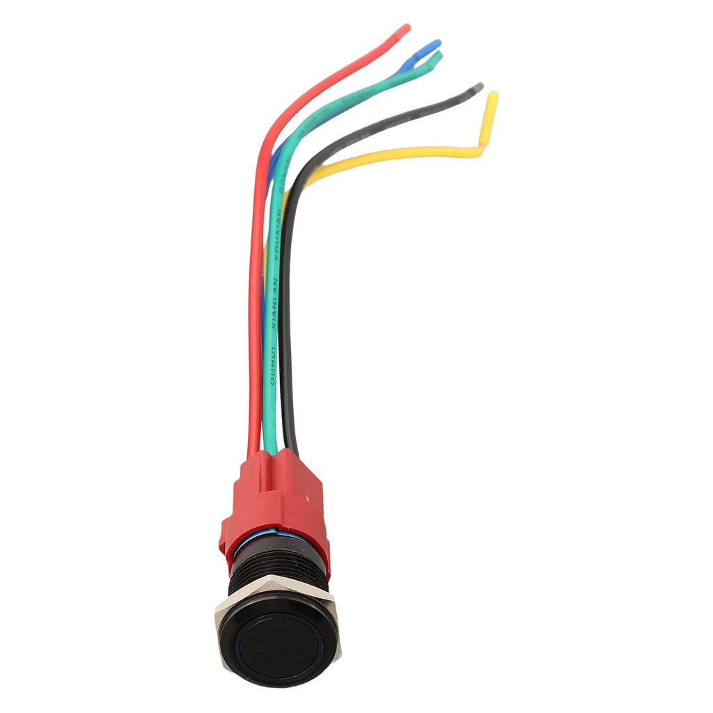 16mm Metal Latching Push Button Switch 12V with LED Light