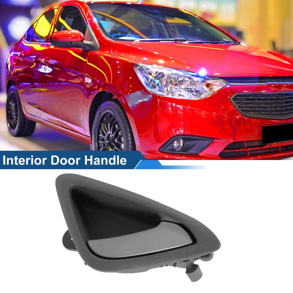 Front Driver Side Interior Door Handle Replacement for Chevrolet Sail (2010–2014) Gray Chrome