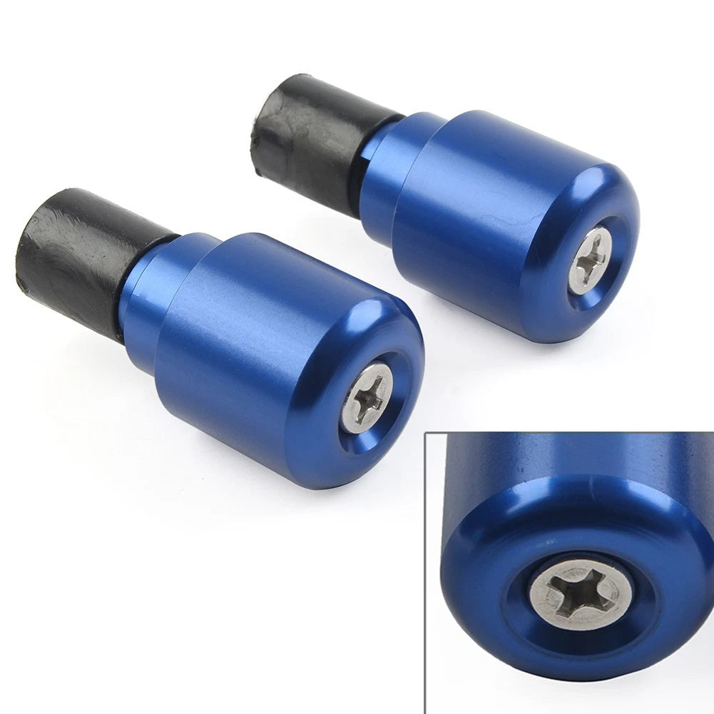 2X Handlebar Grips Bar End Slider Cap Plugs for Honda CBR1000RR (2004–2023) Blue