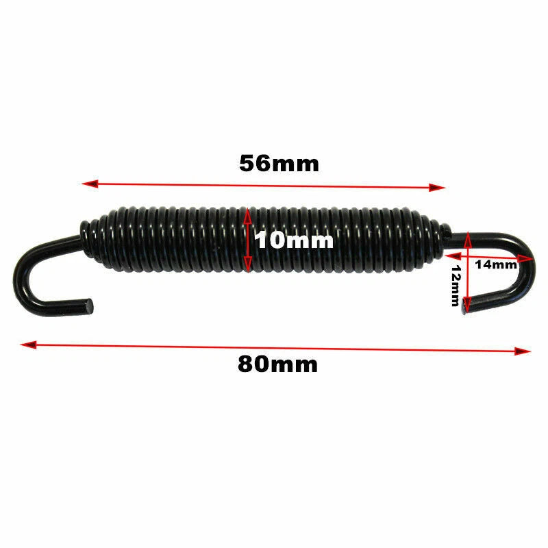 80mm Exhaust Spring Pipe Header Muffler for Husqvarna TE 450 (2004–2010)