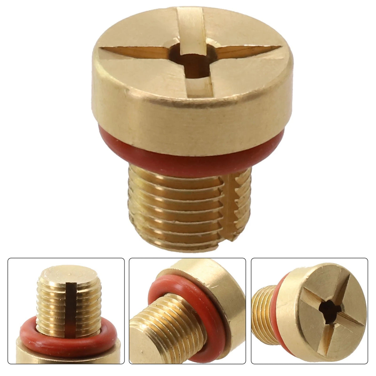 Water Pipe Thread Brass End Cap Solid Connector For LR034624
