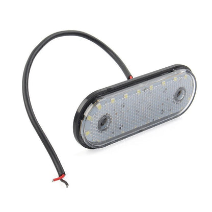 2X LED Oval Side Marker Indicator Light for Trailer Truck