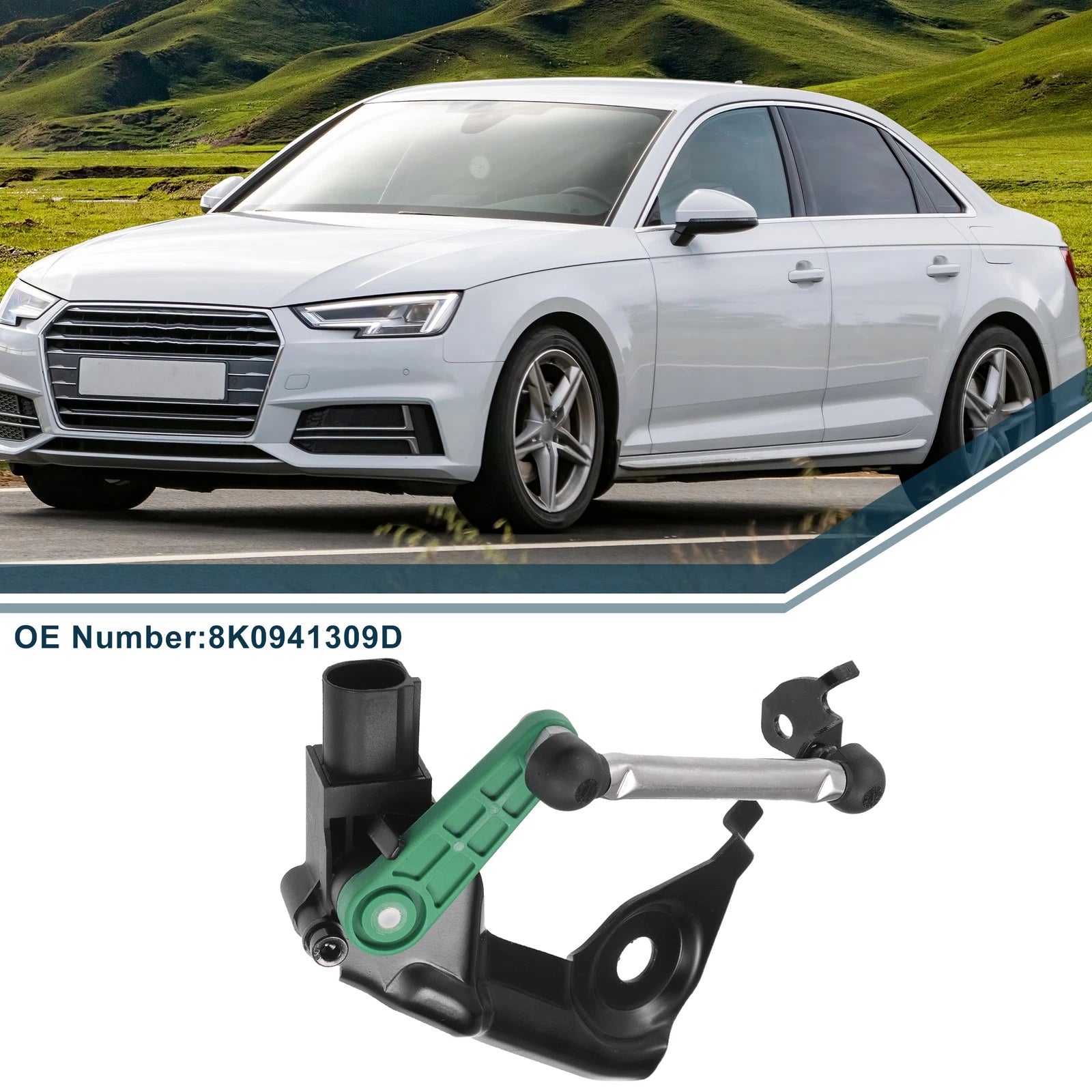 Air Suspension Ride Height Level Sensor Replacement for Audi A4 Rear Left (2009–2016)