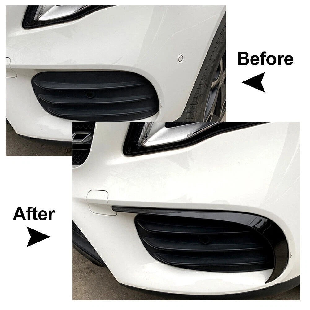 Front Bumper Lip Splitter Spoiler Trim for Benz GLA-Class GLA220 250 (2017–2019)