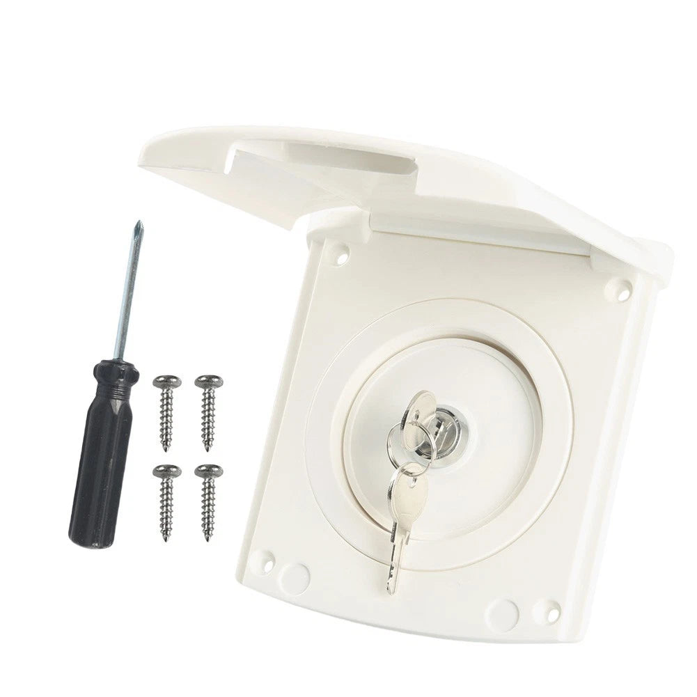 Custom Fit Gravity Water Inlet for RVs - Magnetic Seal, Contaminant Protection