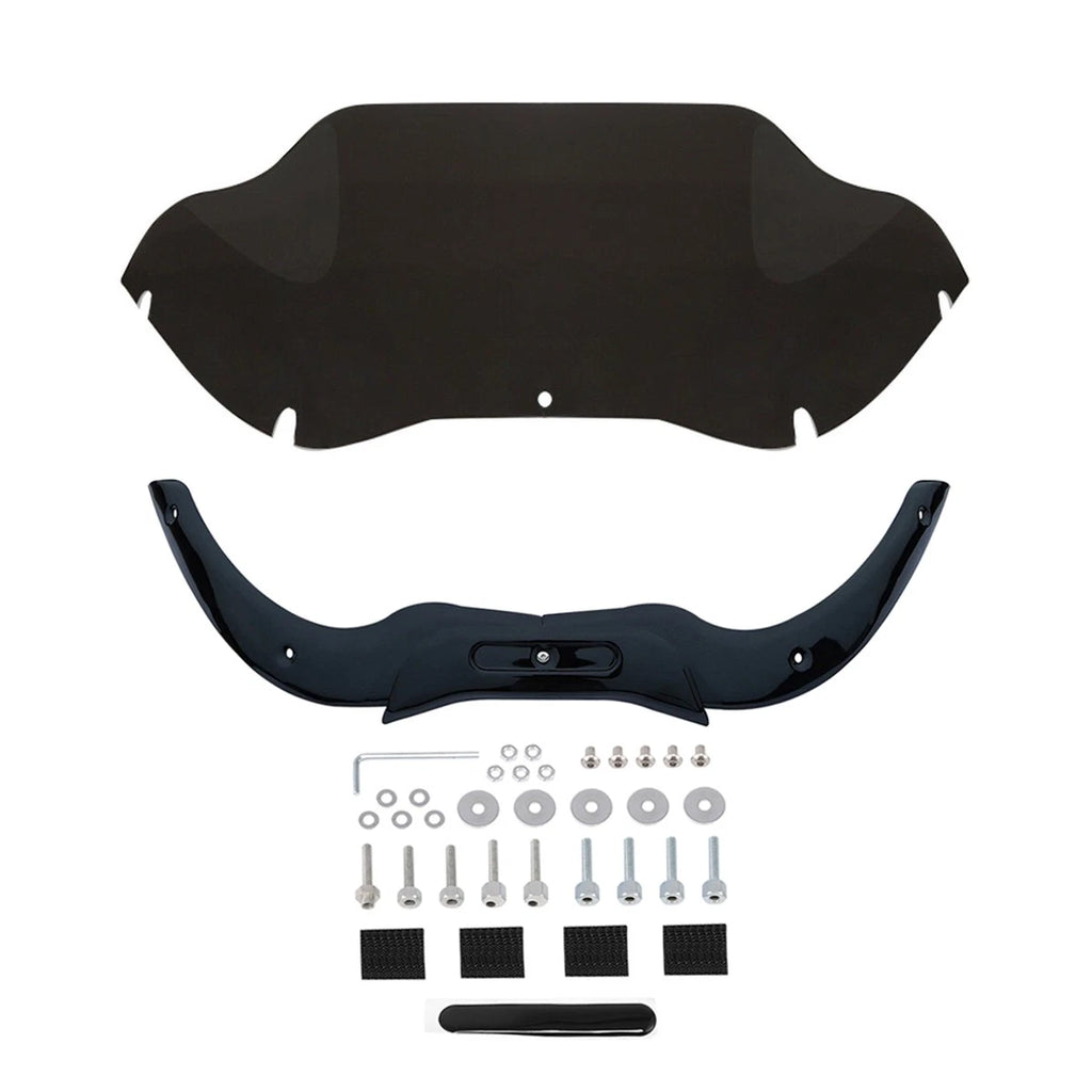 Windshield Trim for Harley Road Glide FLTR (2004–2013) - Black 9.5"