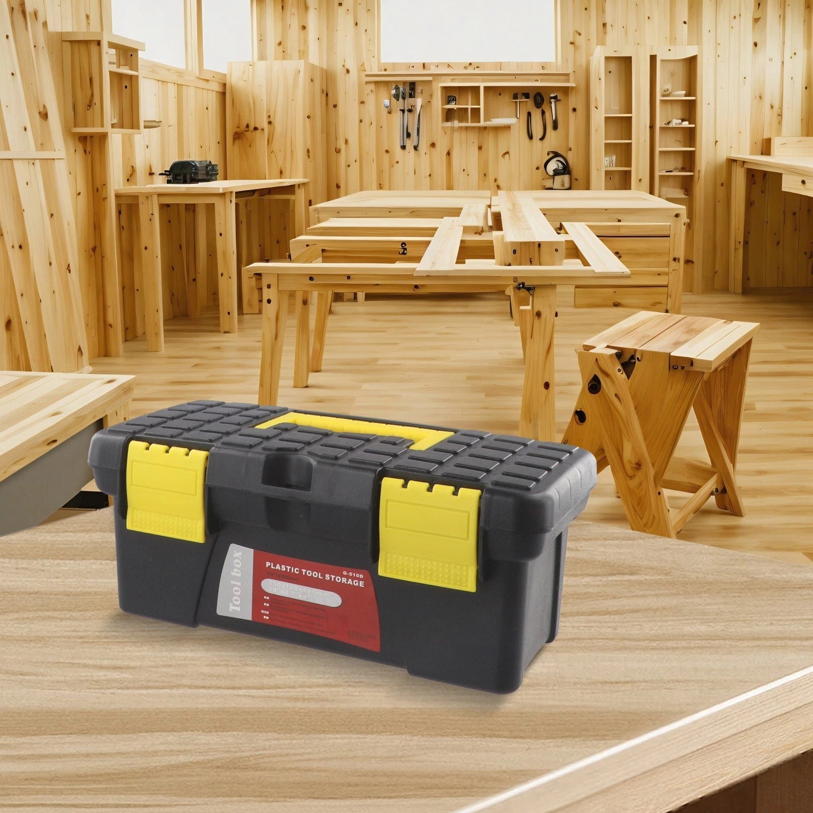 10 Inch Toolbox for Tools and Accessories Storage