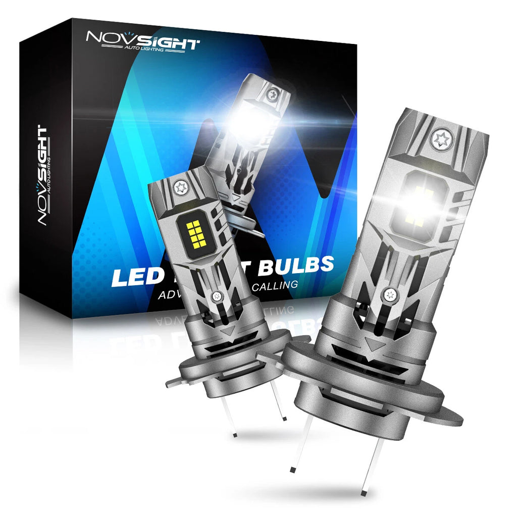 2X H7 LED Headlight Bulbs for 6500K White
