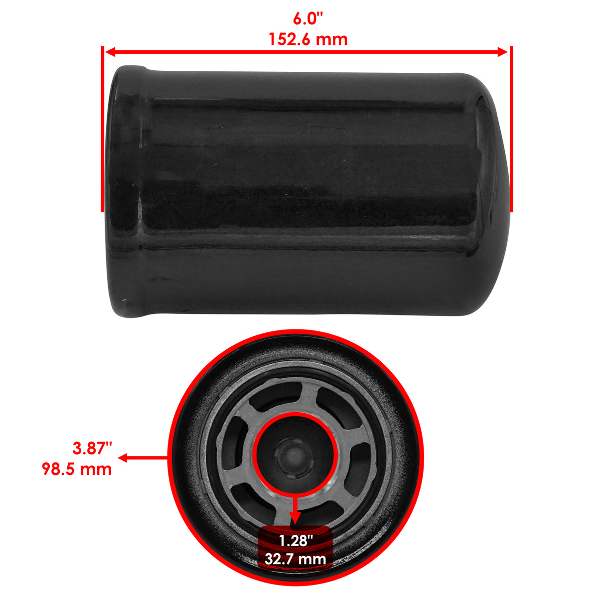 Hydraulic Oil Filter Replacement for John Deere 4052M 4052R 4066M (2001–2007)