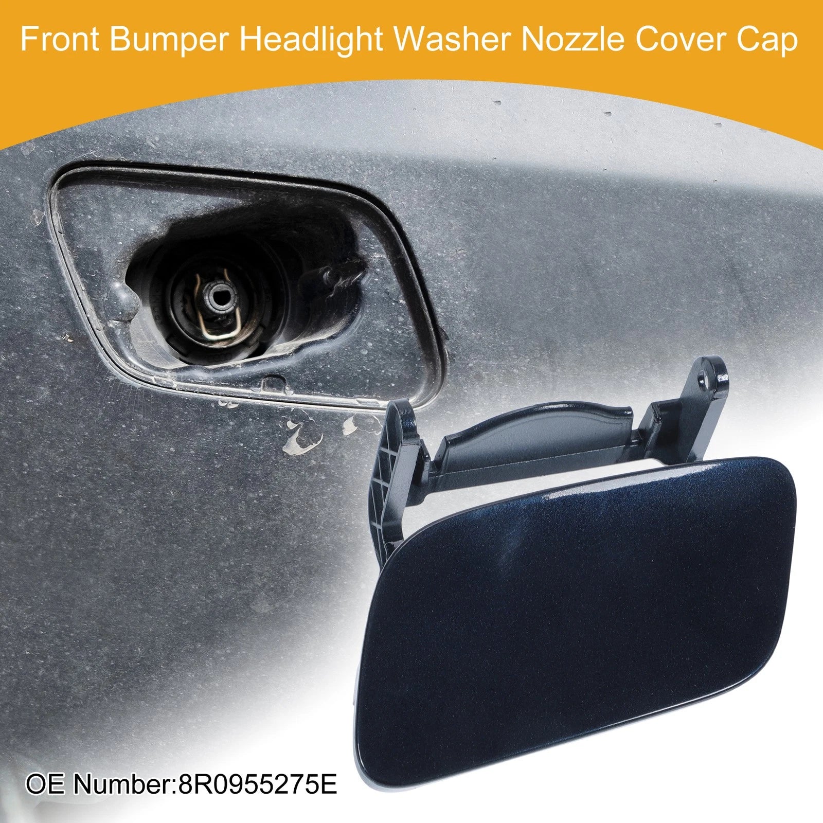 Front Left Washer Nozzle Cover Cap Replacement for Audi Q5 (2013–2017)