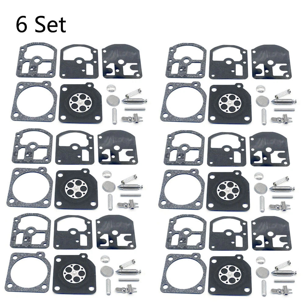 6x Carburetor Rebuild Kit for Homelite 330 Series (RB-3, C1S-H2A)