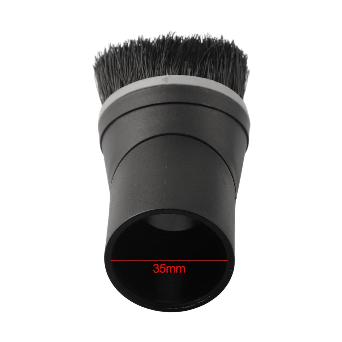 35mm Dust Brush for Vacuum Cleaners (Swivel Joint, Nylon Bristles)