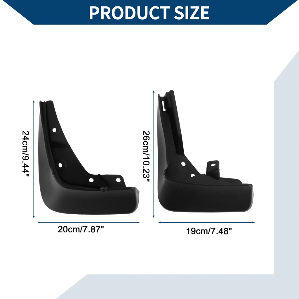 Mud Flaps Splash Guards 1 Set for Mercedes-Benz C Class (2021–2023)