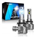 2X H11 LED Headlight Bulbs Conversion Kit 100W 6500K for