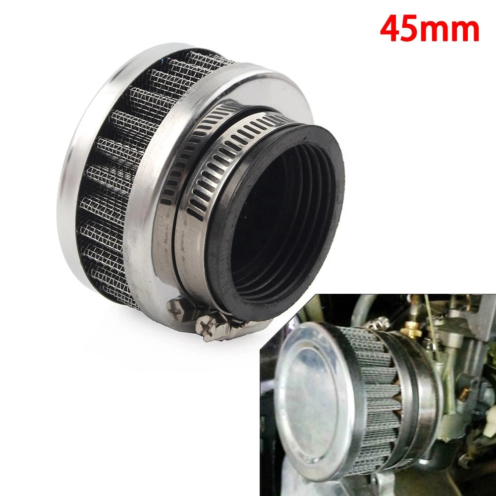 45mm Air Intake Filter Cleaner with Clamp for Motorcycle Scooter