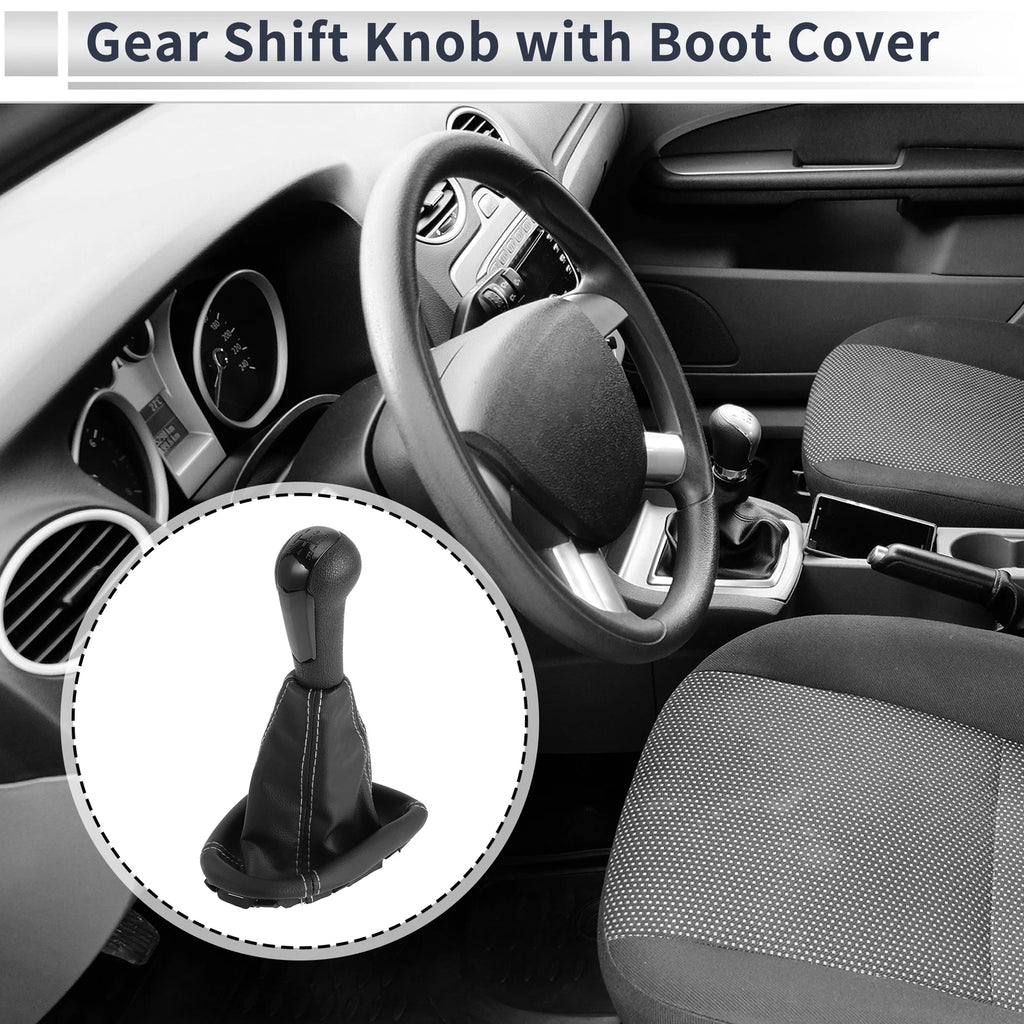 5 Speed Shift Knob with Boot Cover for Chevrolet Spark (2011–2015)