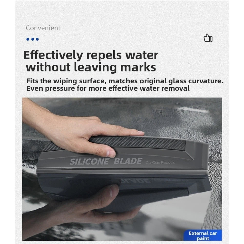 Silicone Wiper Blade for Car (Noiseless, Flexible, Scratch Resistant)